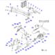 Для колесного погрузчика Komatsu WA600-1 WA600-3 WA700-1 WA700-3 Аварийный насос рулевого управления 704-30-42140 704-30-42110