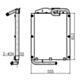 Масляный радиатор 13F42000 для экскаватора Doosan DH60-7 S55-V PLUS